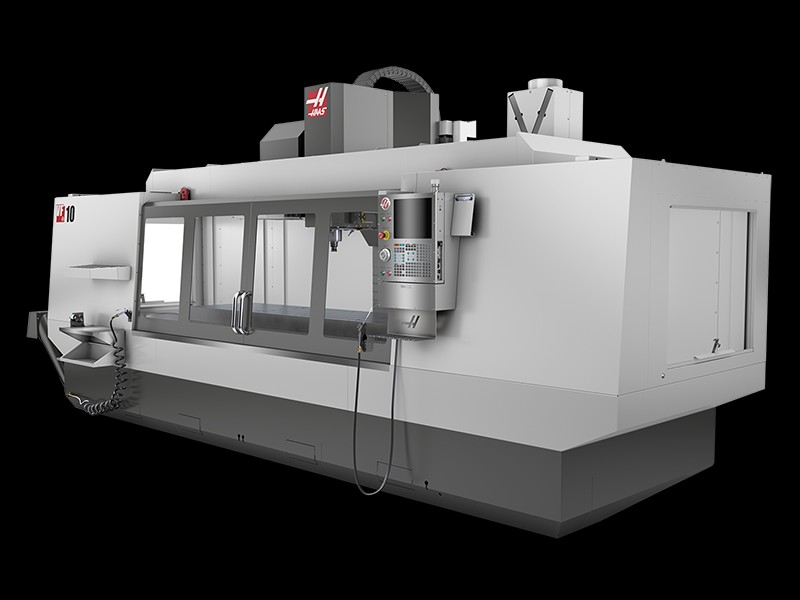 Haas VF-10/40, vertikal fleroperationsmaskin för långa detaljer, produktbild från tillverkaren
