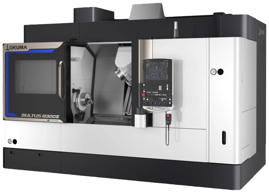 Okuma Multus B300, fleroperationssvarv, produktbild från tillverkaren